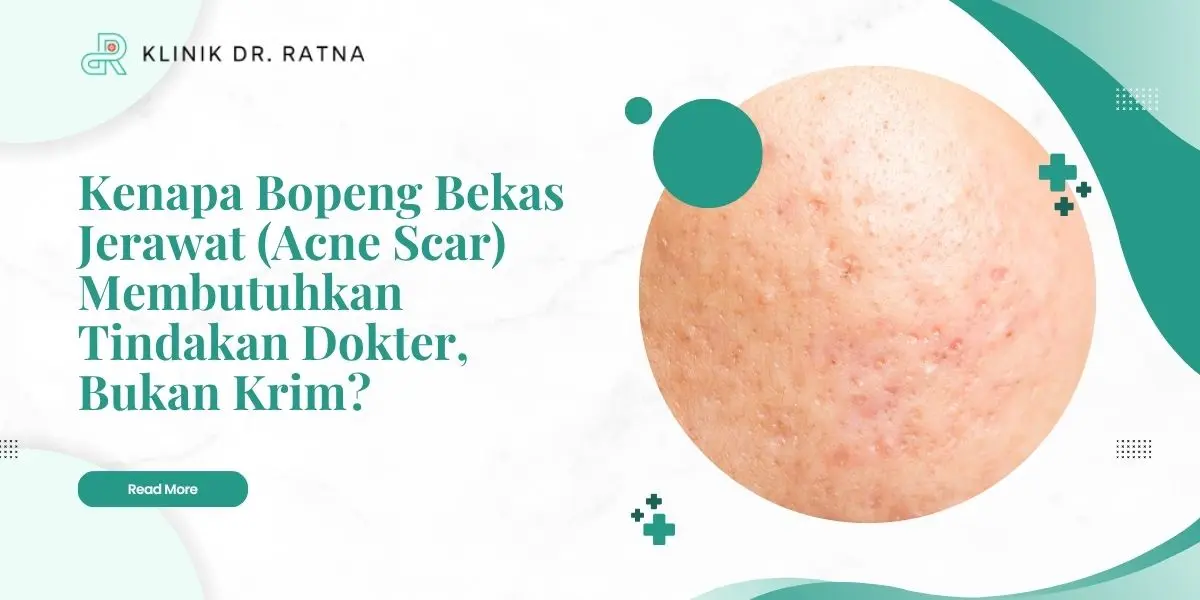 Kenapa Bopeng Bekas Jerawat (Acne Scar) Membutuhkan Tindakan Dokter, Bukan Krim?